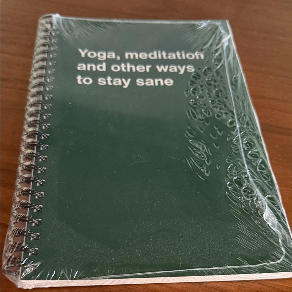 Yoga Meditation Wellness Journal Spiral Notebook Mindfulness Gift